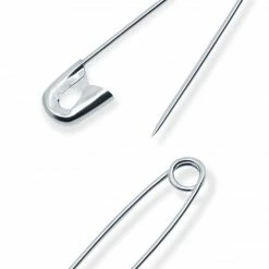 Dritz Safety Pins, Assorted Sizes, Nickel, 200 Pc Pins & Accessories