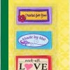 Dritz Lettering & Embellishments Sew-on Woven Quilt Labels, Assorted, 9 Pc