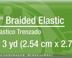 Dritz 1" Braided Elastic, Black Elastics