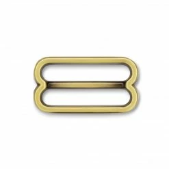Dritz 1" Fashion Slide Adjusters, Antique Brass, 2 Pc Buckles