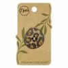 Dritz Buttons & Cover Buttons Recycled Printed Leather Button, 30mm
