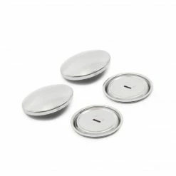 Dritz Half Ball Cover Buttons, Nickel Buttons & Cover Buttons
