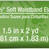 Dritz Elastics 1-1/2" Soft Waistband Elastic, 2 Yd
