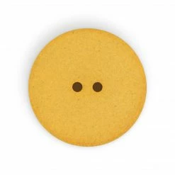 Dritz Recycled Hemp Round Floral Button, 28mm