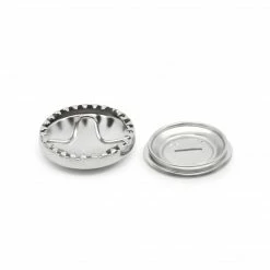 Dritz Half Ball Cover Buttons, Nickel Buttons & Cover Buttons