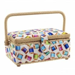 Dritz Sewing Baskets & Storage Rectangular Sewing Basket, Small