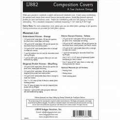 Indygo Junction Composition Journal Cover Pattern Home & Storage