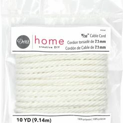 Dritz 9/32" Cable Cord, White