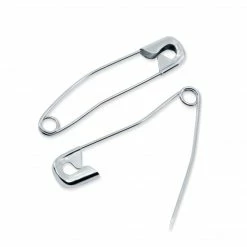 Dritz 2" Curved Basting Pins, Nickel, 40 Pc Pins, Needles & Tacks