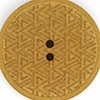 Dritz Recycled Hemp Geometric Round Button, 28mm 14 Dritz Recycled Hemp Geometric Round Button, 28mm