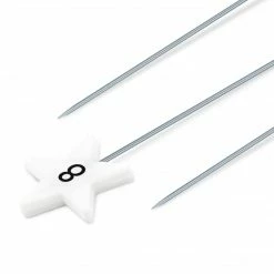 Dritz Flat Star Head Pins, White, 115 Pc Pins, Needles & Tacks