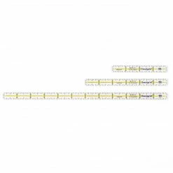 Omnigrid Marking Ruler Trio With Lengths 4", 6", 12"
