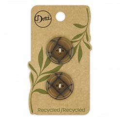 Dritz Recycled Polyester Round Button, 23mm, 2 Pc