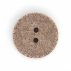 Dritz Buttons & Cover Buttons Recycled Cotton Round Button, 18mm, 3 Pc