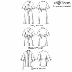 Indygo Junction Klassic Kimono Robe Pattern, Shippable Apparel