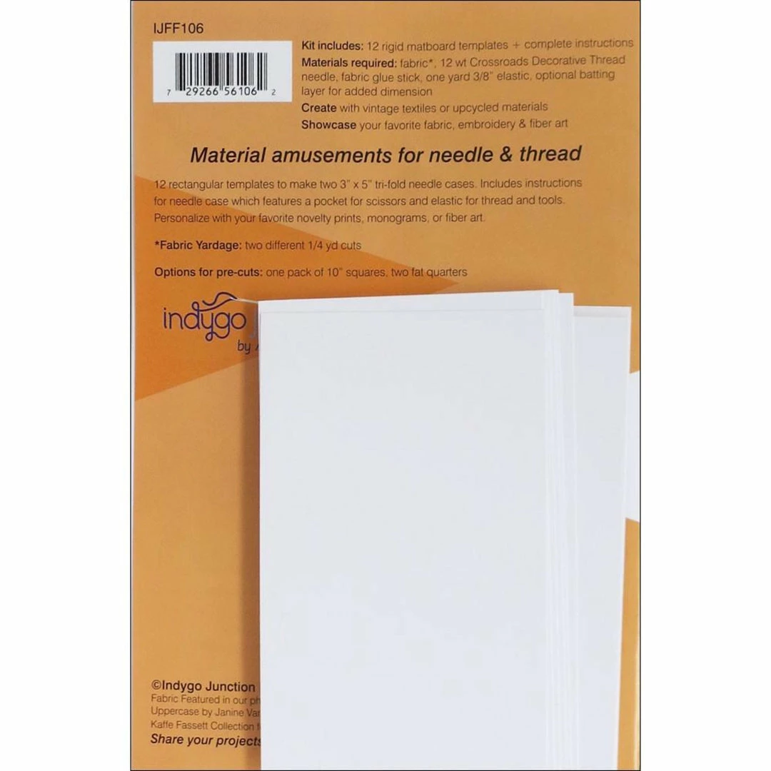 Indygo Junction Navette Needlecase Fabriflair Kit 12 Indygo Junction Navette Needlecase Fabriflair Kit