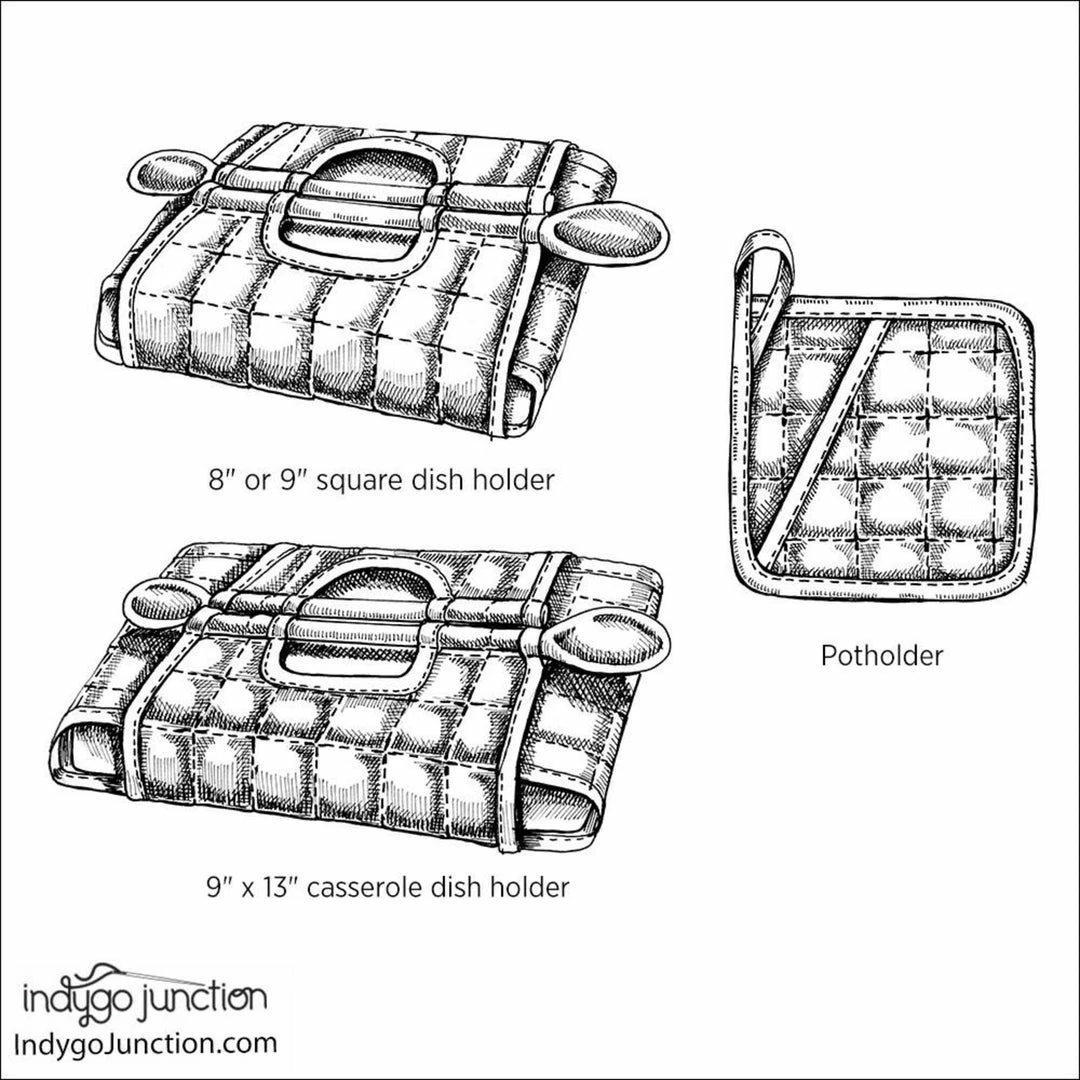 Indygo Junction Home & Storage Casserole Carry-All Kitchen Pattern 4 Indygo Junction Home & Storage Casserole Carry-All Kitchen Pattern