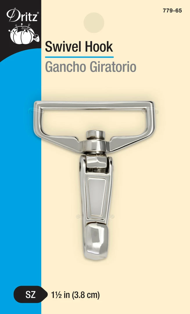 Dritz 1-1/2" Swivel Hook Rings & Swivel Hooks 3 Dritz 1-1/2" Swivel Hook Rings & Swivel Hooks