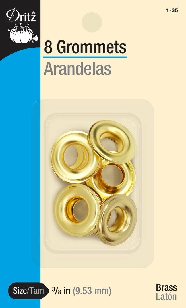 Dritz 3/8" Grommets, 8 Pc 15 Dritz 3/8" Grommets, 8 Pc