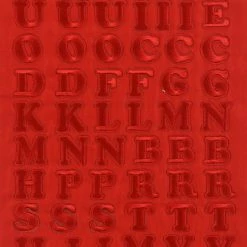 Dritz Embroidery Iron-on Letters, 1 Sheet Lettering & Embellishments