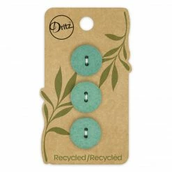 Dritz Buttons & Cover Buttons Recycled Cotton Round Button, 18mm, 3 Pc