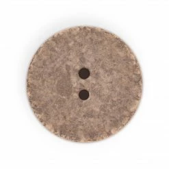 Dritz Recycled Cotton Round Button, 23mm, 2 Pc