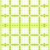 Omnigrid Non-Slip Rectangle Ruler, Neon Quilting Rulers