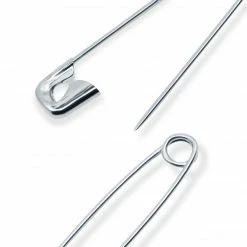 Dritz Safety Pins, Assorted Sizes, Nickel, 200 Pc Pins & Accessories