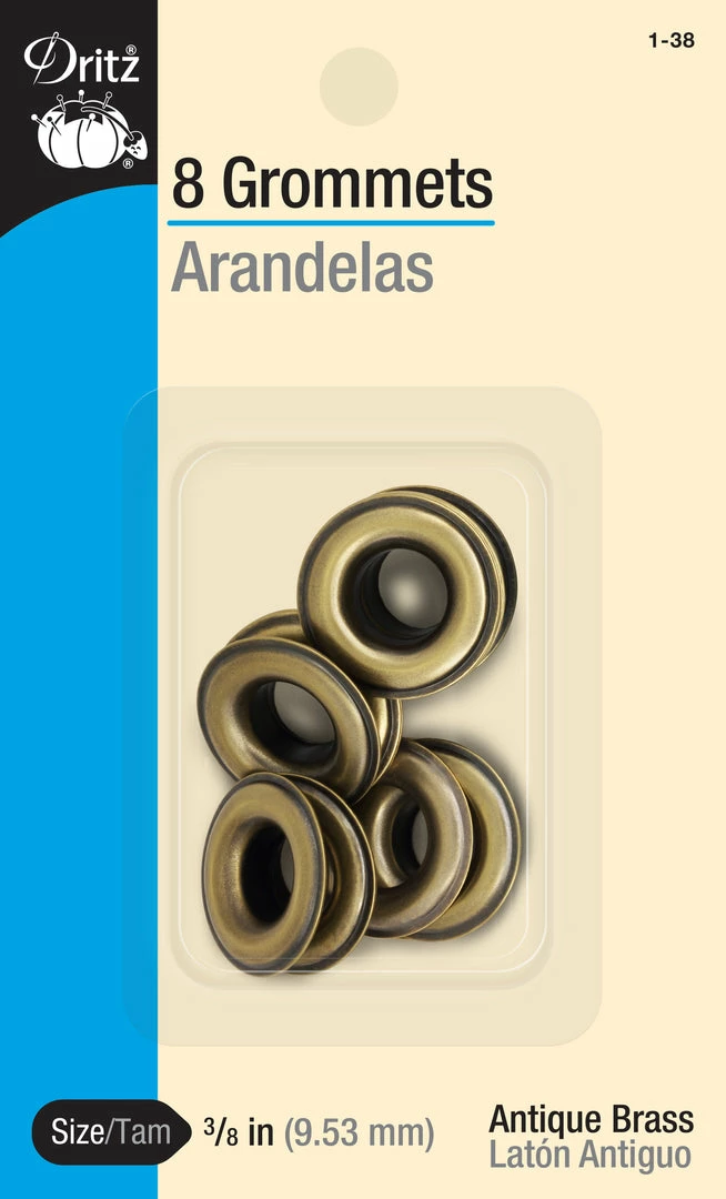 Dritz 3/8" Grommets, 8 Pc 9 Dritz 3/8" Grommets, 8 Pc