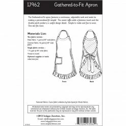 Indygo Junction Gathered-to-Fit Apron Pattern, PDF Download Aprons