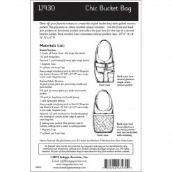 Indygo Junction Chic Bucket Bag Pattern