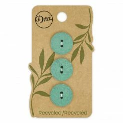 Dritz Buttons & Cover Buttons Recycled Cotton Round Button, 18mm, 3 Pc