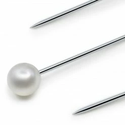 Dritz Bulk Notions 3/4" Petite Pearlized Pins, White, 500 Pc