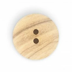 Dritz Sustainable Wood Round Button, 20mm, Beige, 3 Pc Buttons & Cover Buttons