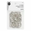Dritz 3/4" D-Rings, Nickel, 24 Pc