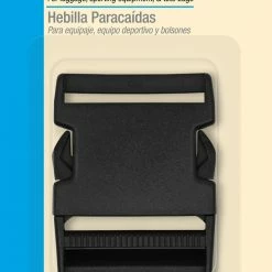 Dritz 2" Parachute Buckle, Black Buckles