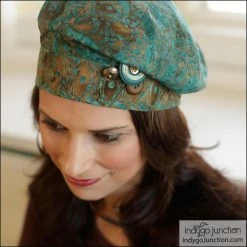 Indygo Junction Banded Beret Hat Pattern, PDF Download Purses & Accessories