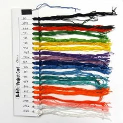 LoRan Embroidery Cross-Stitch Large Project Cards, 3 Pc