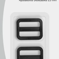 Dritz 1" Slide Adjusters, Black, 2 Pc Buckles