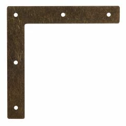 Dritz Smooth Campaign Hardware Corners, Large, 4 Pc