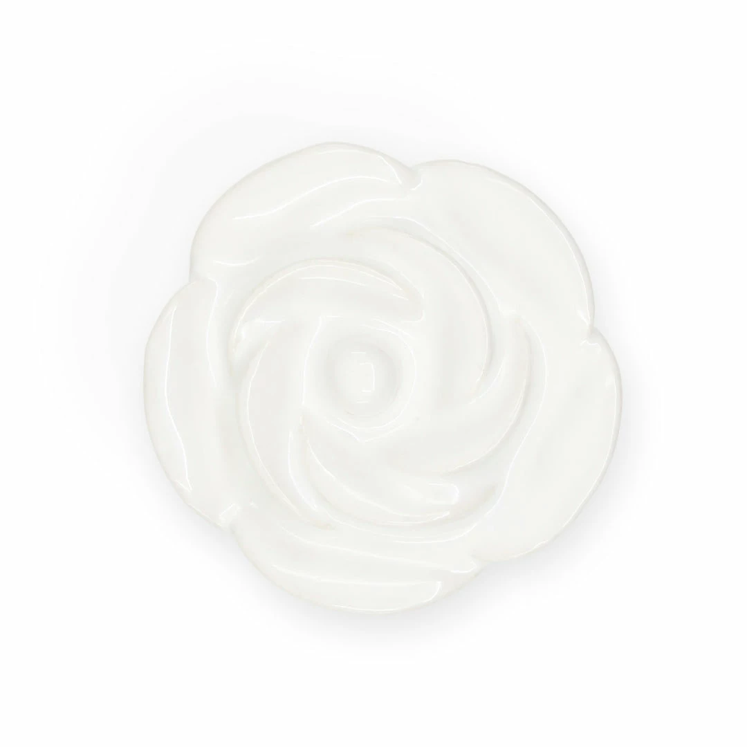 Dritz Ceramic Flower Knob, White 3 Dritz Ceramic Flower Knob, White