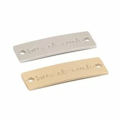 Dritz Metal Labels, Assorted, 4 Pc Lettering & Embellishments