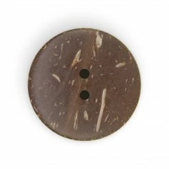 Dritz Sustainable Coconut Round Button, 23mm, 2 Pc Buttons & Cover Buttons