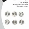 Dritz Snap Fasteners, 6 Sets