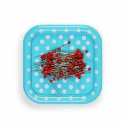 Prym Magnetic Pin Cushion With 100 Glass Head Pins