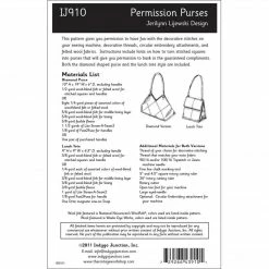 Indygo Junction Permission Purse Pattern, PDF Download Purses & Accessories