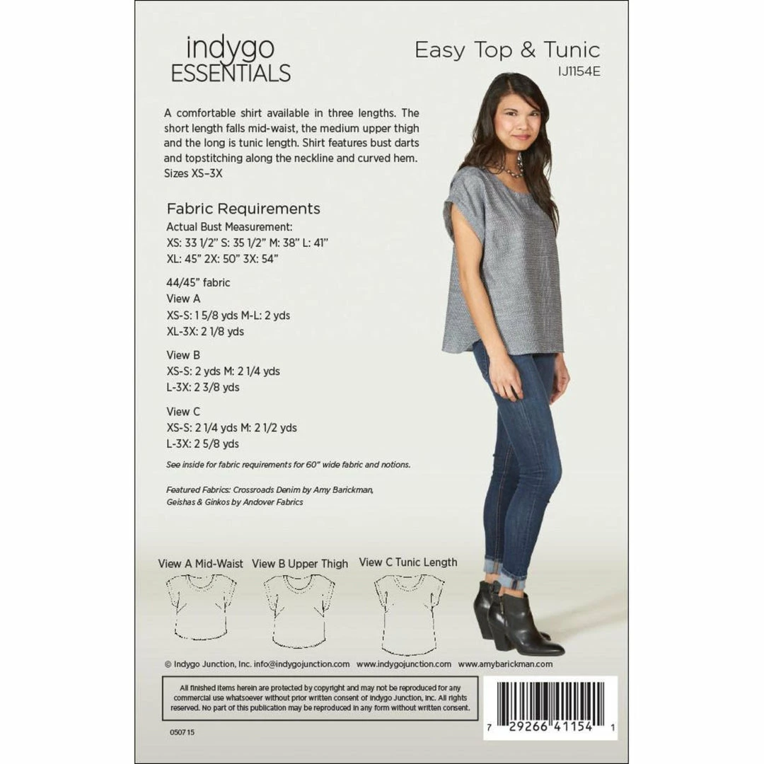 Indygo Junction Easy Top & Tunic Pattern 5 Indygo Junction Easy Top & Tunic Pattern
