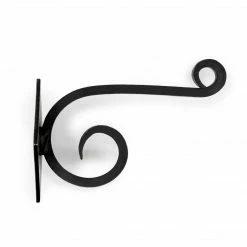 Dritz Wrought Iron Scroll Hook, Black