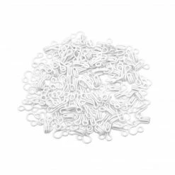 Dritz Hooks & Eyes, 72 Sets, White Bulk Notions