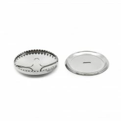 Dritz Half Ball Cover Buttons, Nickel Buttons & Cover Buttons